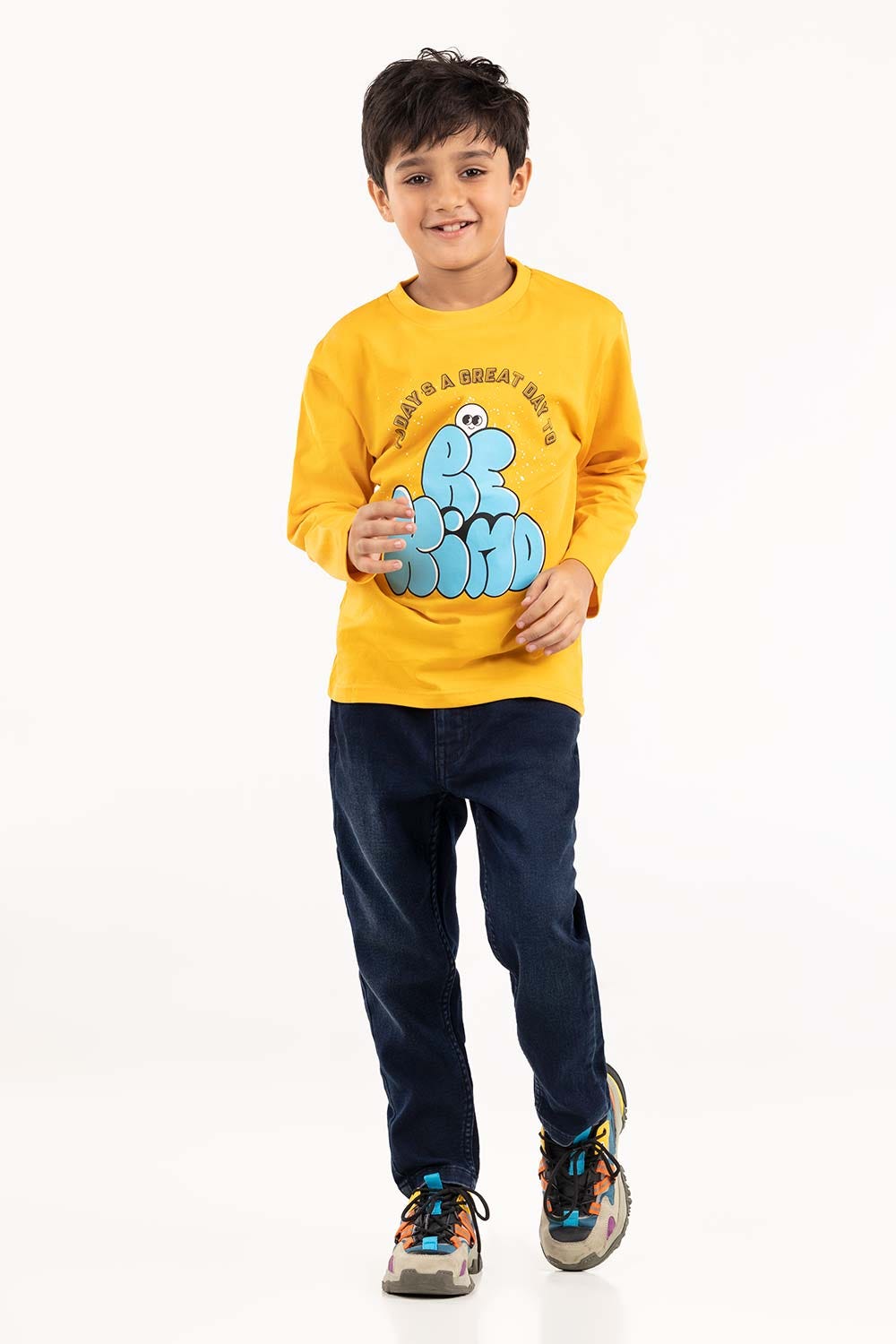 Toddler Boy Yellow T-Shirt 224-513-016