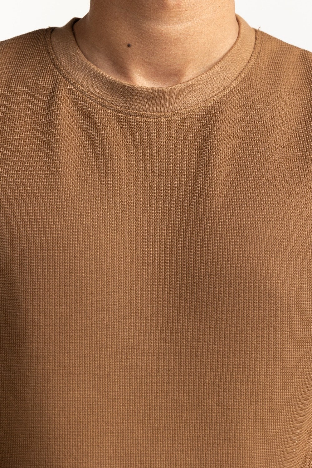 Zigzag Textured Tee TS-CNSJ24-204