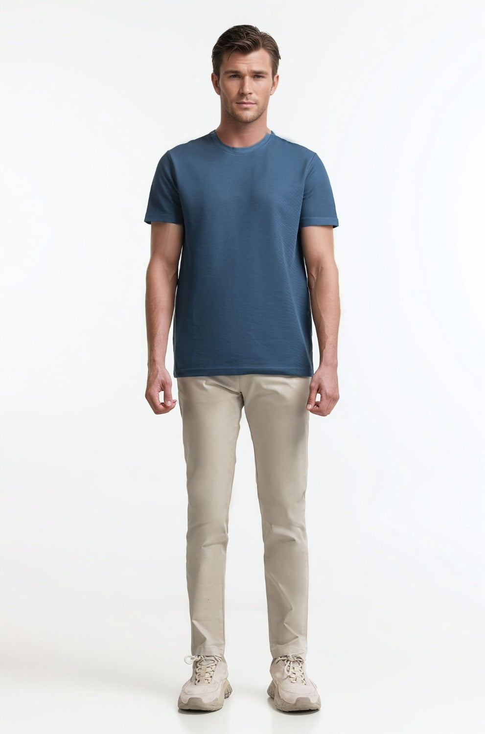 Zigzag Textured Tee TS-CNSJ24-205