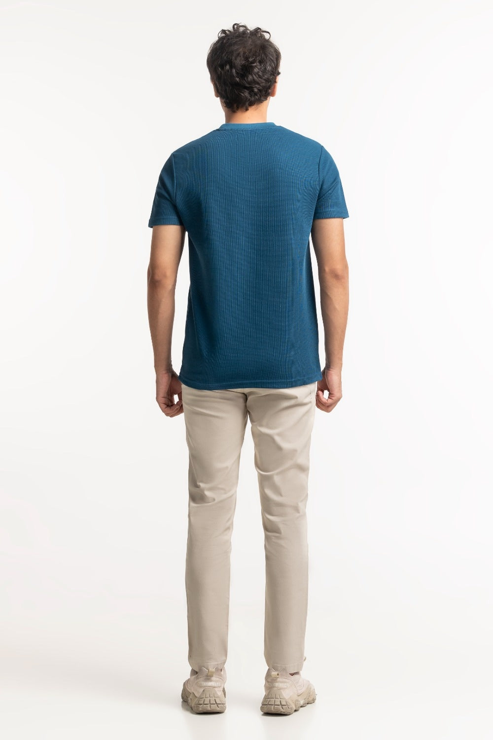 Zigzag Textured Tee TS-CNSJ24-205