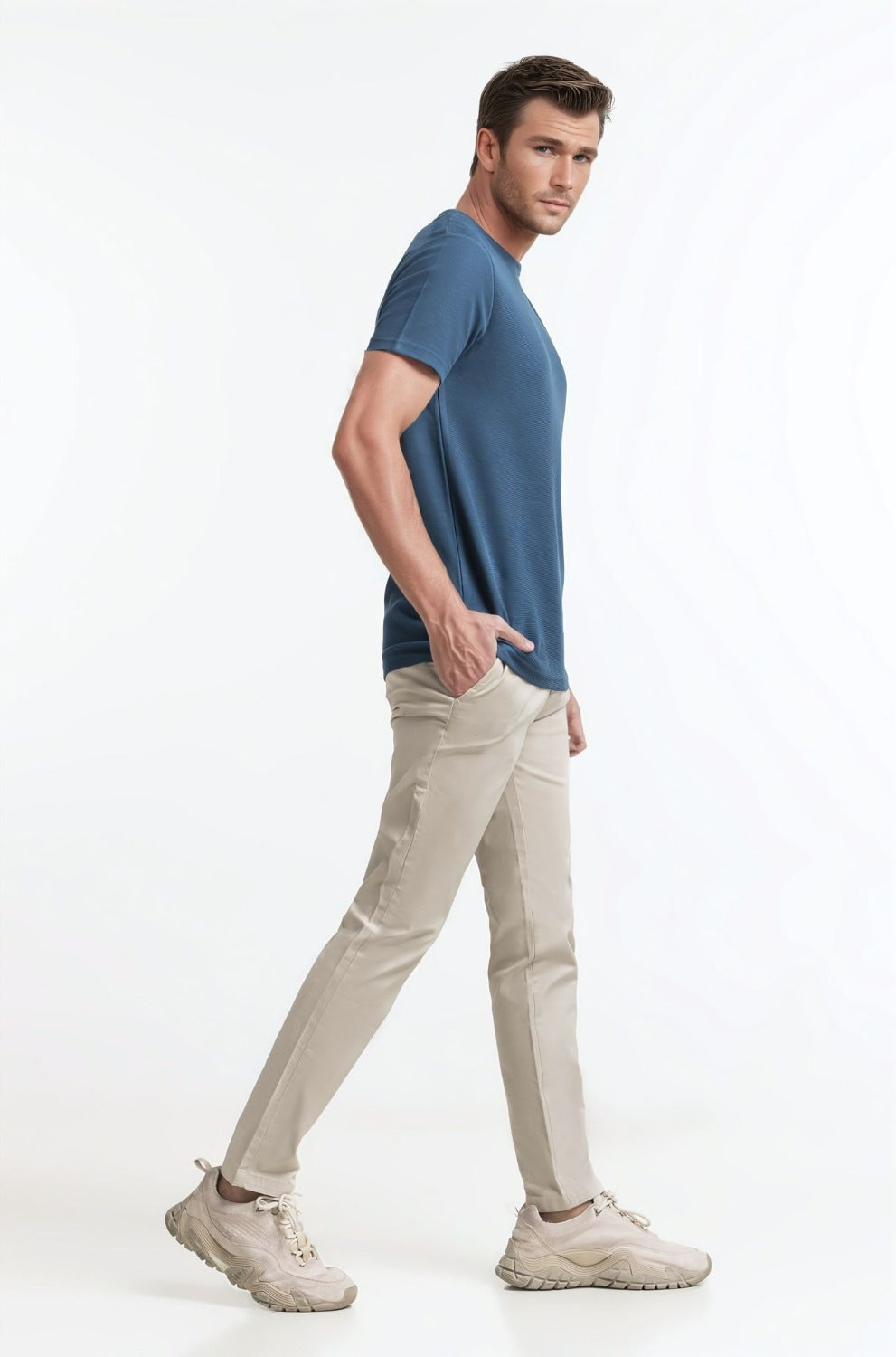 Zigzag Textured Tee TS-CNSJ24-205